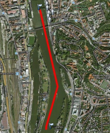 Mapa závodu Mapa závodu