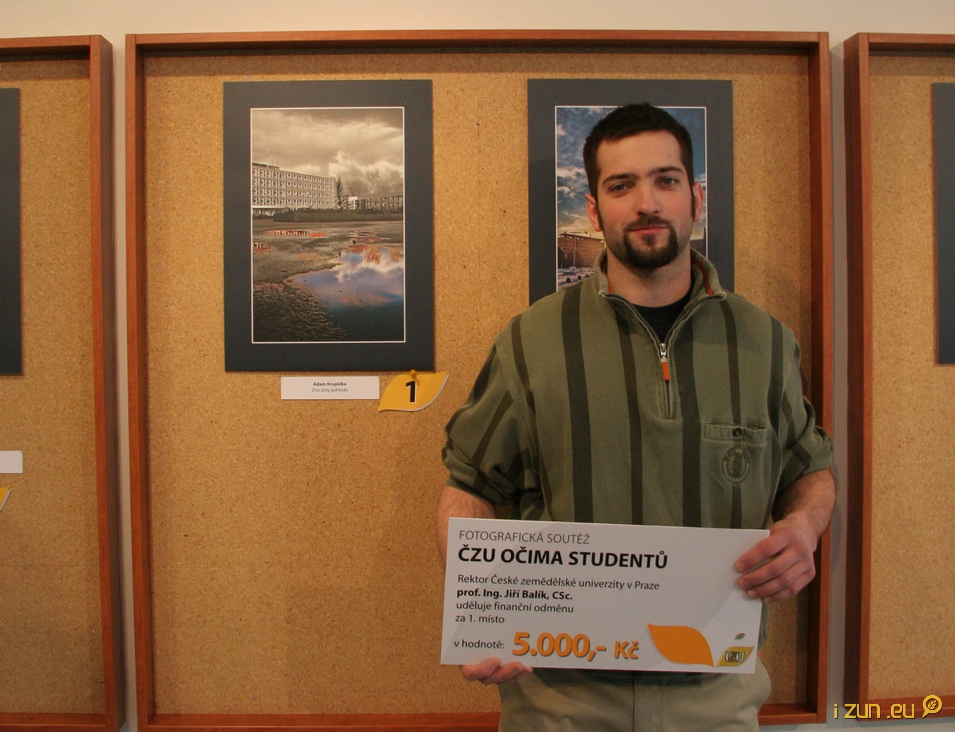 Adam Krupička se svojí výherní fotografií