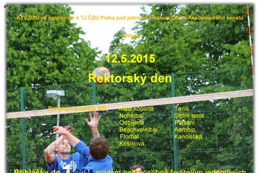 Den plný sportu, přihlaste se na Rektorský den
